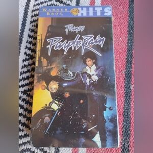 Vintage 80s Factory Sealed Prince Purple Rain VHS Tape